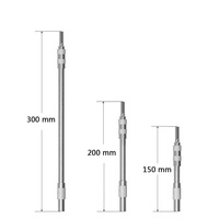 Porte-embouts magnétique flexible à tige hexagonale en métal de 150/200/300 mm pour adaptateur de tournevis électrique
