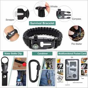 Trousse de premiers secours portable d'extérieur OEM avec hache et pelle multifonctions pour le camping et la randonnée, logo personnalisé - Product Image 3