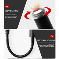 Coche USB techo estrella luz Interior estrella coche techo proyector luz Led Sternhimmel Auto cúpula lámpara estrellada 12V para decoración de coche