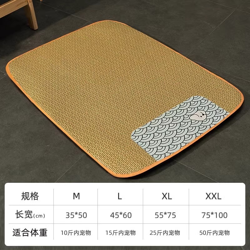 Tapis de refroidissement durable et résistant aux rayures avec un joli motif de chiot