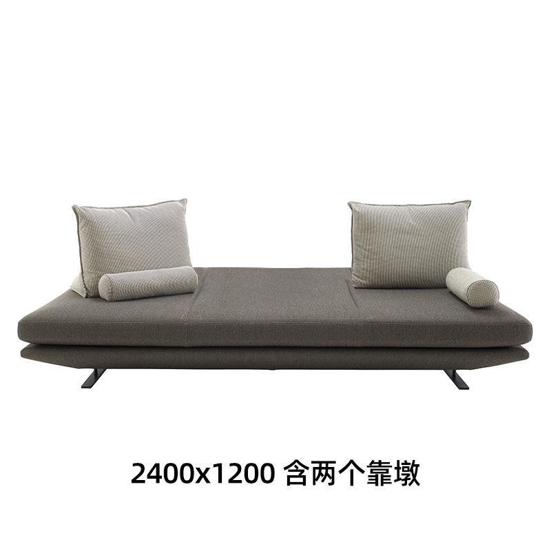 ยาว 240 ซม. x กว้าง 120 ซม. รวมพนักพิง 2 อัน