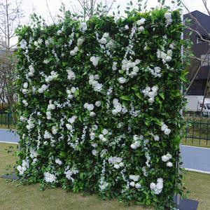 Versprechen Gras Wand Seide Künstliche Blume Wand Gras Panel Pflanze Grüne Wand Indoor Outdoor Langlebige moderne quadratische Dekoration - Product Image 3