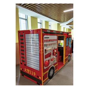 <span class=keywords><strong>Camion</strong></span> de pompiers en bois pour enfants, véhicule éducatif sur le thème du feu, personnalisé par une usine chinoise, tendance pour les enfants de maternelle - Product Image 2
