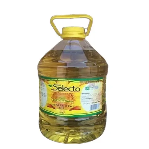Высококачественное 100% рафинированное подсолнечное масло из России, доступное на экспорт для приготовления пищи, упакованное в барабан для пластиковых бутылок Оптом