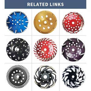 Chengyu <strong>7</strong> <strong>inch</strong> diamond <strong>grinding</strong> plate <strong>wheels</strong> for concrete great standard cup-shaped metal - Product Image 5