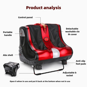 Masajeador de pies eléctrico Shiatsu Smart Roller con vibrador de compresión de aire para masaje de piernas <span class=keywords><strong>2025</strong></span> - Product Image 5