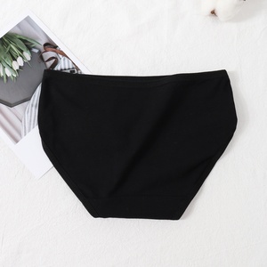 Slip a vita media in cotone per <span class=keywords><strong>ragazze</strong></span>, tinta unita, stile coreano, intimo per studentesse e adolescenti, fornitura ODM - Product Image 3