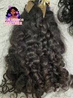 Paquetes de Cabello Humano Rizado 100% Indio al por Mayor, Ondulado Natural sin Procesar, Rizado Kinky, Sin Caída, Cabello Ondulado Profundo con Ondas Corporales