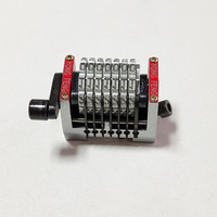 Machine de numérotation horizontale à 7 chiffres GTO avec ressort, en forme de H inversée, encastrable ou non, pour machine d'impression