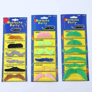 ร้อนตลกปลอมเคราเทียมสีดำหนวดอุปกรณ์เครื่องแต่งกายคอสเพลย์สำหรับขาย - Product Image 3