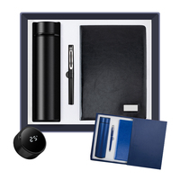 Carnet à ventouse de luxe sortie d'usine personnalisable articles cadeaux ensemble de souvenirs de bureau avec logo promotionnel d'entreprise