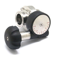 Vanne papillon pneumatique à joint Keystone de haute qualité, triple décalage, en acier inoxydable SS304 SS316L, avec actionneur électrique et levier manuel