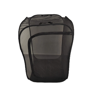 Kangna Collapsible Butterfly Habitat Pop-up <strong>Reptile</strong> Terrarium <strong>Cage</strong> Breathable Mesh Steel Wire Frame Zipper Closure for Insects - Product Image 3