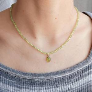 Zooying, superventas, corte de piedra con cuentas Natural, cadena de clavícula de piedra natal, collar de amatista Cutzodiaco, collar del <span class=keywords><strong>zodiaco</strong></span>, cuenta cruda - Product Image 3