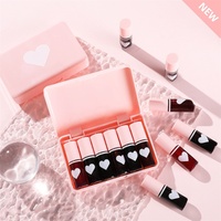 Lot de 6 rouges à lèvres brillants en forme de gelée comme le rouge à lèvres liquide de couleur coréenne