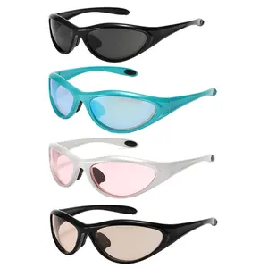 Occhiali da sole di moda personalizzati a metà o Full Frame lenti polarizzate occhiali da sole sportivi