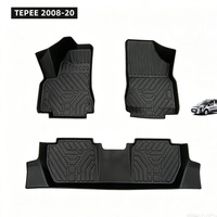Tapis de voiture 3D TPE en promotion au Maroc, vente directe d'usine, tapis de voiture TPE durable antidérapant avec certification CE, compatible avec TEPEE 2008-2012