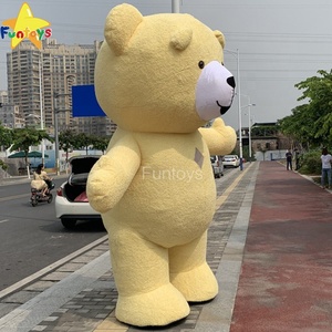 Funtoys <span class=keywords><strong>orsacchiotto</strong></span> Costume <span class=keywords><strong>da</strong></span> mascotte orso gonfiabile partito personaggio abito per adulto - Product Image 6