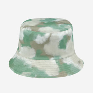 Unisex Poly Cott Wales Utility Order Soft Jaquemus Festival Blue Printed Bucket Hat - Product Image 1