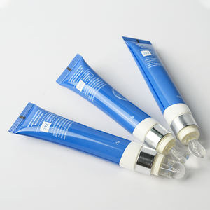 หลอด<span class=keywords><strong>บีบ</strong></span>พลาสติกเนื้อนิ่มแบบทนสารเคมี พร้อมโลโก้และปริมาณตามสั่ง บรรจุภัณฑ์ครีมบำรุงรอบดวงตา <span class=keywords><strong>หัว</strong></span>ซิลิโคนสำหรับนวด - Product Image 3