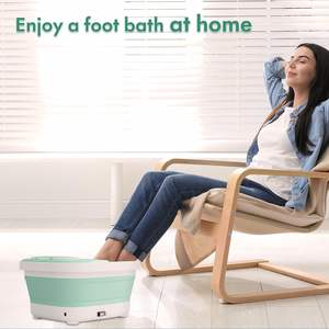 OEM Dobrável Pé Spa Bolha Massager Musical Função Calor 3 Pedicure Anexos Pé Soak Tub Handle-Presente para os Pais Esposa - Product Image 6