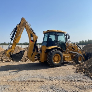 Second Hand CAT420F Mini Excavator <b>Towable</b> Backhoe With Backhoe Digger and Front Loader Used Cat420 Backhoe for Sale - Product Image 1