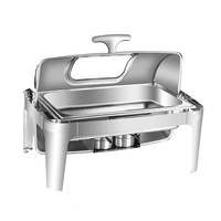 Plats de service chauffants pour buffet, chauffe-plats visuels pour la restauration, fournis directement par l'usine