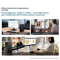 Tersedia Baru untuk ProDesk 2 SFF G1i Desktop PC I3 Generasi ke-14 RAM/Storage yang Dapat Disesuaikan dengan Monitor LCD 27" 2K Grosir