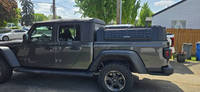 Hardtop léger et étanche en aluminium pour Jeep Gladiator 4X4 2019+ avec couvercle de benne verrouillable et auvent tonneau