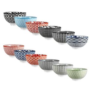 Bol en porcelaine KYOTO LINE avec décoration, diamètre 12CM, ASSORTIS - Product Image 1