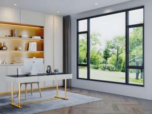 Portes et fenêtres en aluminium à système de pont thermique silencieux, taille personnalisée - Product Image 4