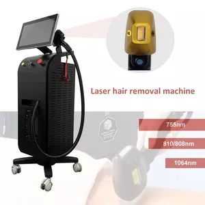 Commercial use laser alexandrite depilation diode laser 755 808 1064 hair removal machine