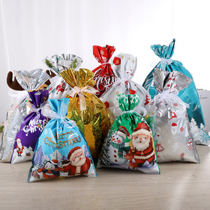 Sacs cadeaux <span class=keywords><strong>de</strong></span> Noël <span class=keywords><strong>de</strong></span> haute qualité, style moderne, en stock transfrontalier, avec cordon <span class=keywords><strong>de</strong></span> serrage, pour décorations d'arbre, bonbons <span class=keywords><strong>et</strong></span> cadeaux <span class=keywords><strong>de</strong></span> Noël - Product Image 4