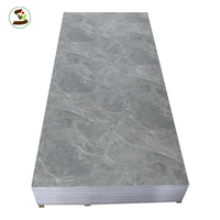 Panneau mural stratifié brillant de plaque de marbre UV de PVC imperméable de 1220*2440*3mm avec le panneau extérieur rigide pour le prix concurrentiel de coupe