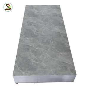 Panneau mural stratifié brillant de plaque de marbre UV de PVC imperméable de 1220*2440*3mm avec le panneau extérieur rigide pour le prix concurrentiel de coupe - Product Image 4