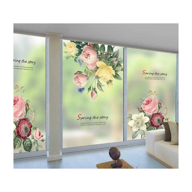 Печатная матовая оконная пленка, заводская цена, матовая наклейка для стекла, стекла, ПВХ