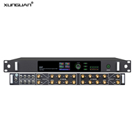 Distribuidor de Antena Profesional R316 de 16 Canales con Pantalla a Color, Amplificador de Señal RF para Uso en Eventos en Vivo, Escenarios y Grandes Espectáculos