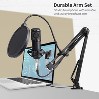 Carte son Lane V8 Plus de haute qualité pour conférences, microphone à réduction de bruit, kit complet de micro de studio pour enregistrement