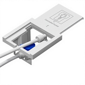Purificateur d'eau encastré 10A, panneau 86, <span class=keywords><strong>prise</strong></span> dissimulée, invisible, pour réfrigérateur, cuisine, table à thé, alimentation et drainage <span class=keywords><strong>en</strong></span> eau - Product Image 1