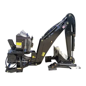 Hydraulic Mini Wheel Excavator Towable Backhoe Digger Price/tractor with backhoe for Sale