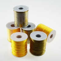 Stock 1.5mm noeud chinois tressé coréen corde de soie satin macramé cordon pour la fabrication de bijoux