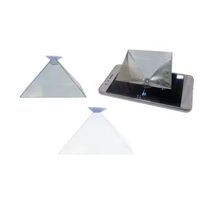 Promotion Pyramid hologram display screen 3d holographic projector for phone