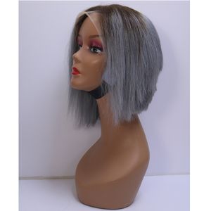 Perruque courte et droite 100% cheveux humains, noirs, vierges, pour femmes, vente en gros, cheveux Remy vietnamiens 100% naturels - Product Image 1