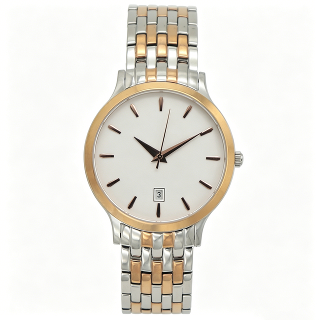 3 Atm Waterproof Private Brand Unisex Auto Date Quartz Fashion Luxury Ultra Thin Elegant Stainless Steel Watches for Men Women