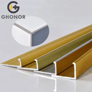 Metal Aluminium Interior And Exterior L-Shaped Outside Wall Tile Edge Corner Aluminum Trim