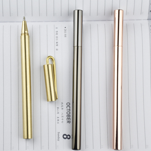Trung Quốc bút nhà sản xuất sang trọng Brass con lăn bóng bút cảm thấy <span class=keywords><strong>tip</strong></span> kim loại bút cho tùy chỉnh thương hiệu - Product Image 3
