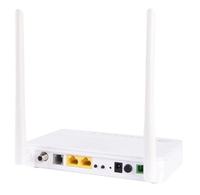 Unit kerja baru optik Dual Band 1GE + 1FE + VOIP + CATV Gpon Ont Router Xpon Onu produsen grosir