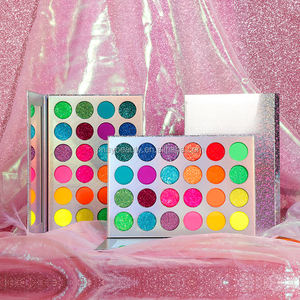 Maquillaje de fábrica China OEM luminosa sombra de ojos No la etiqueta al por mayor paleta de sombra de ojos - Product Image 2