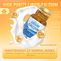 Complément Premium de Calcium Liquide en Gélules Molles avec Vitamine D3 pour le Soutien de la Solidité Osseuse et une Absorption Optimale pour les Seniors et Adultes – Disponible