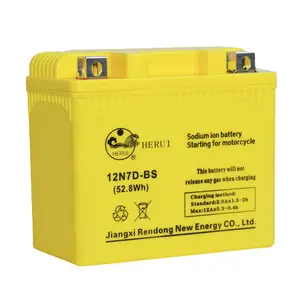 12N7D-BS motorcycle battery 12v 5ah 4ah 12v sodium ion battery mf lithium motorcycle starting battery